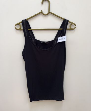 Marccain Damen schwarzes Tanktop