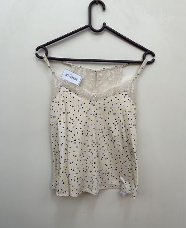 Polka Dot Spitze Top
