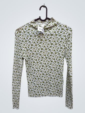 Levi's Floral Print Mock Neck Top