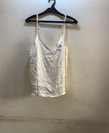 Damen Weißes Ärmelloses Top