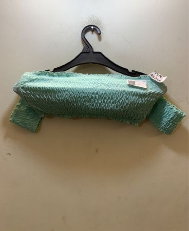 Teal Smocked Top