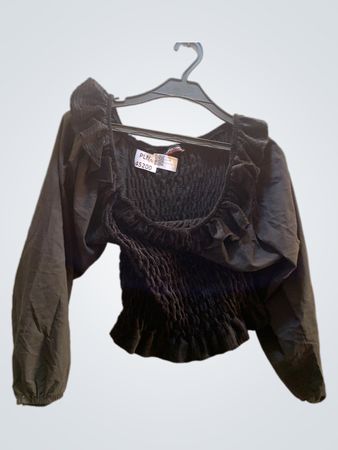 TOPSHOP Schwarze Bluse