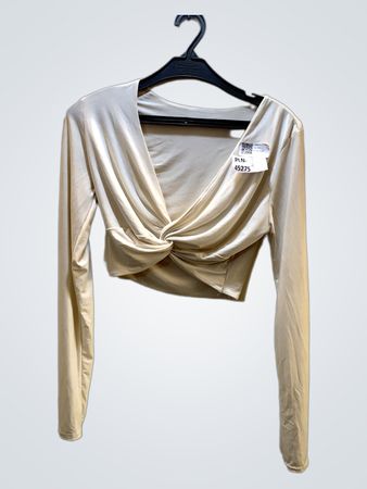Langärmliges cropped Top