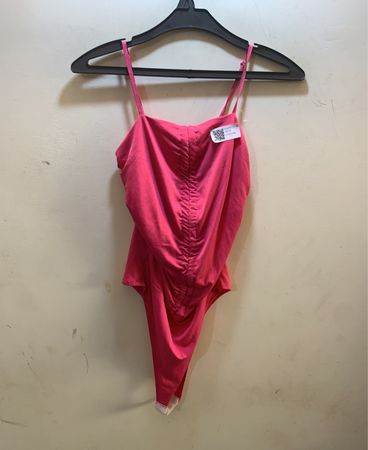 Faith Vintage Pink Ruched Bodysuit
