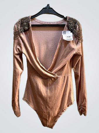 Rosa Langarm-Body