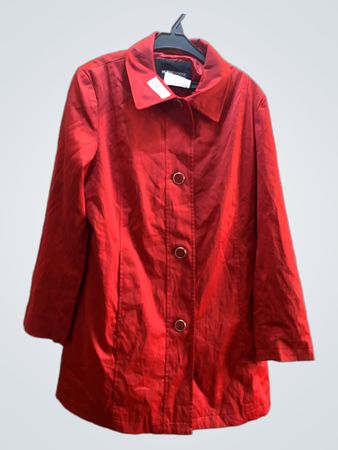 WEATHERPROOF Roter Knopf-Trenchcoat