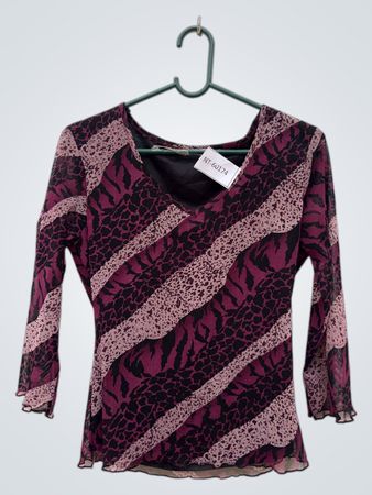 Bluse mit Tierdruck