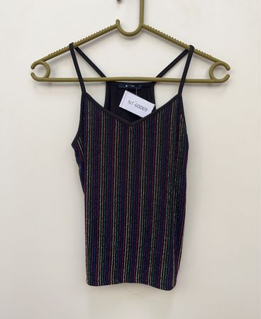KIABI Cami Top Glitter Stripes