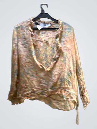 Zara Batik Langarmbluse