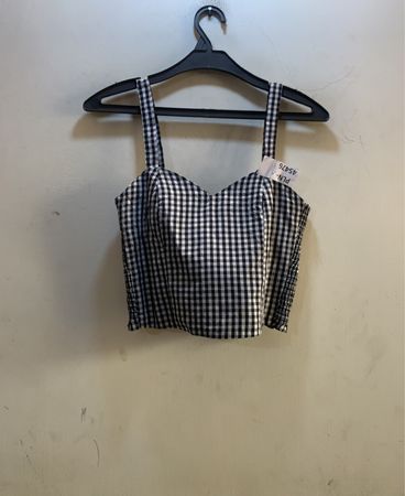 Gingham Crop Top