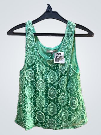 River Island Grüner Spitzenoberteil