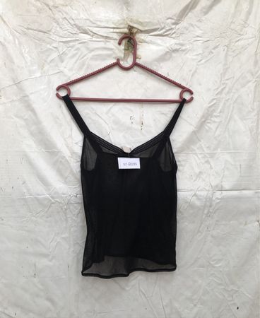 Schwarzes transparentes Oberteil