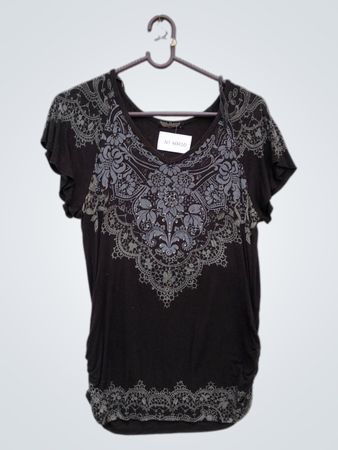 Vanillezucker Schwarze Spitze Top