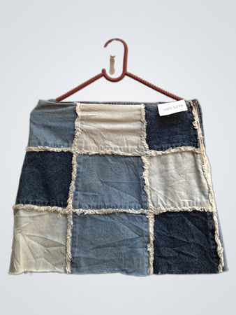 Jennyfer Patchwork Denim Minirock