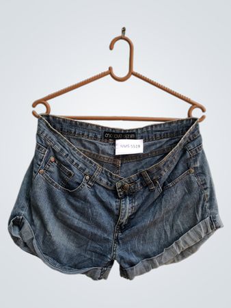 one love Denim-Shorts