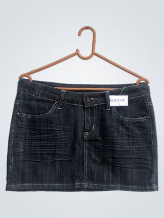 Jeansrock mit NMS-5560-Tag