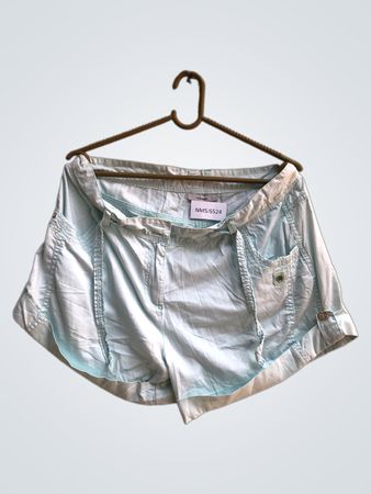 George. Damen Shorts aus hellblauem Baumwollmix