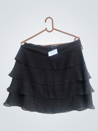 Phildar Schwarzer Pünktchen Rüschensock