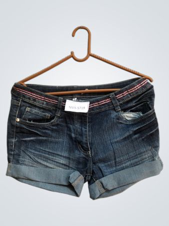 Denim-Shorts mit NMS-5719-Tag