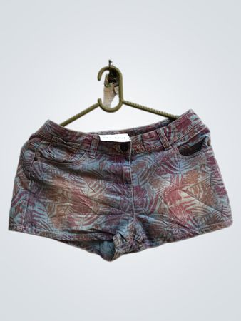 Bedruckte Jeansshorts