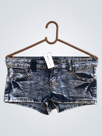 DRAGA Acid Wash Denim Shorts NMS-5529