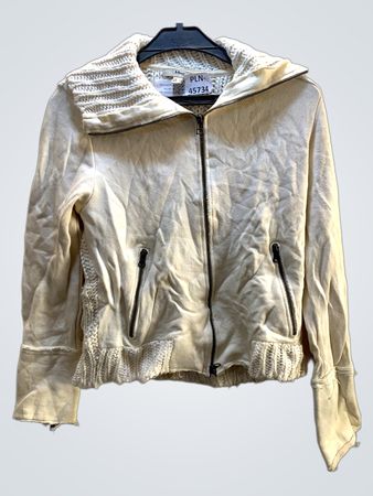Mng Cream Strickjacke