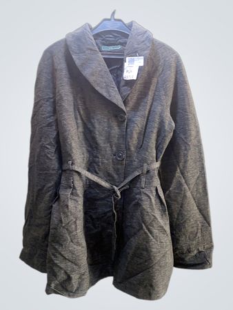 E.B. von E.B. Graue Gürtelt-Jacke
