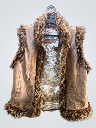 ASOS Weste mit Kunstfellbesatz