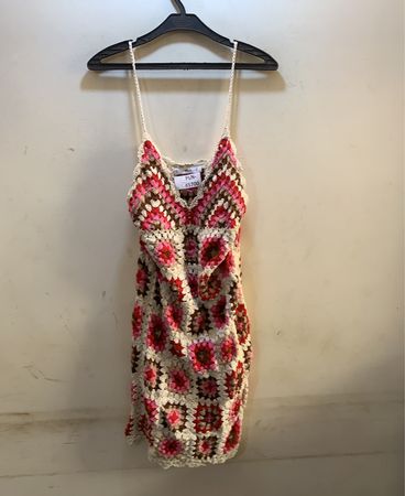 MNG Häkel-Mini-Kleid