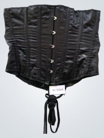 Schwarzes Mieder mit Schnürung hinten