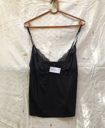 La Senza Schwarze Spitze Trim Cami