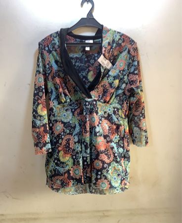 Unbranded bedruckte transparente Bluse