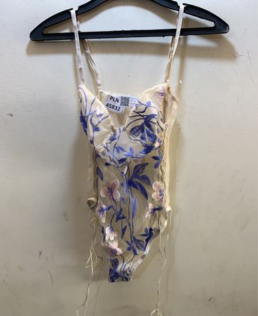 FaithVintage bestickter Bodysuit