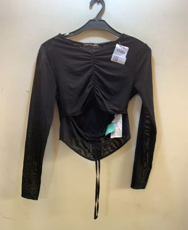 FB SISTER Raffung Netz Oberteil