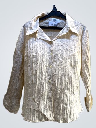FaithVintage Texturiertes Button-Up Hemd