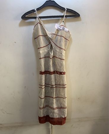 FaithVintage PLN-45820 Lager von Women's Striped Knit Dress