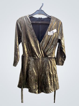 FaithVintage Gold Metallic Wickel-Overall