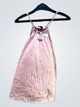 H&M Pink Metallic Halter Top