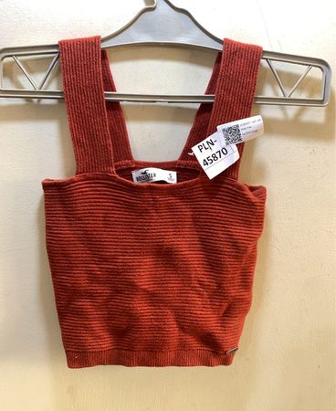 Hollister Ribbed Cropped Tank Top