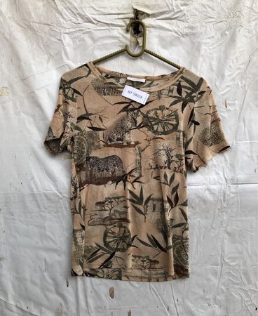 Promod Damen-T-Shirt mit Tierdruck
