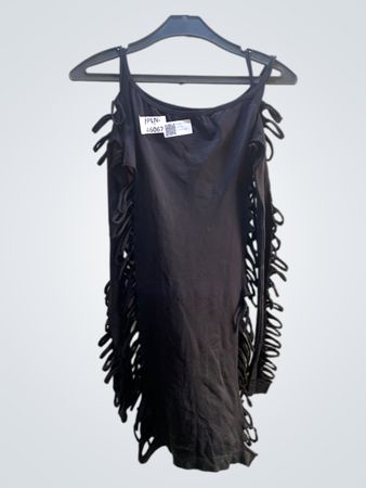 FaithVintage Schwarzes Cut-Out Kleid