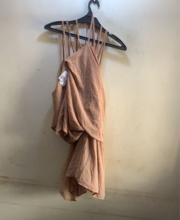 FaithVintage Damen Drapierte Trägershirt