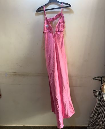 FaithVintage Pink Maxi Slip Dress