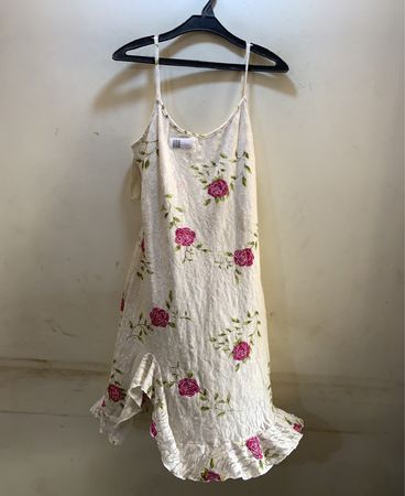 FaithVintage Blumen Spitze Slip Kleid
