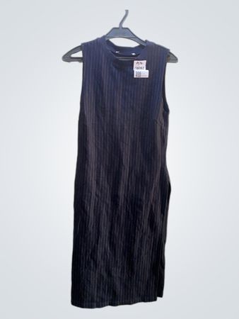 FaithVintage ärmelloses Nadelstreifen-Kleid
