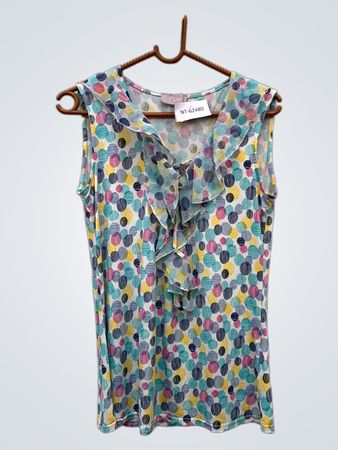 Cami NT-62480 ärmelloses Rüschentop