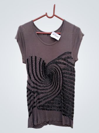 KATE MOSS TOPSHOP Verziertes T-Shirt
