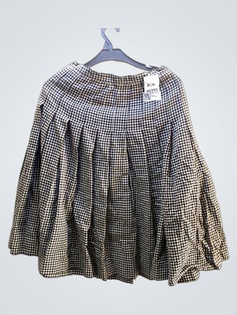 FaithVintage Schwarzer und Weißer Karierter Rock