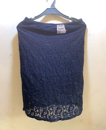 Navy Spitzenrock