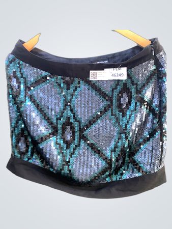 Warenlager Pailletten Minirock